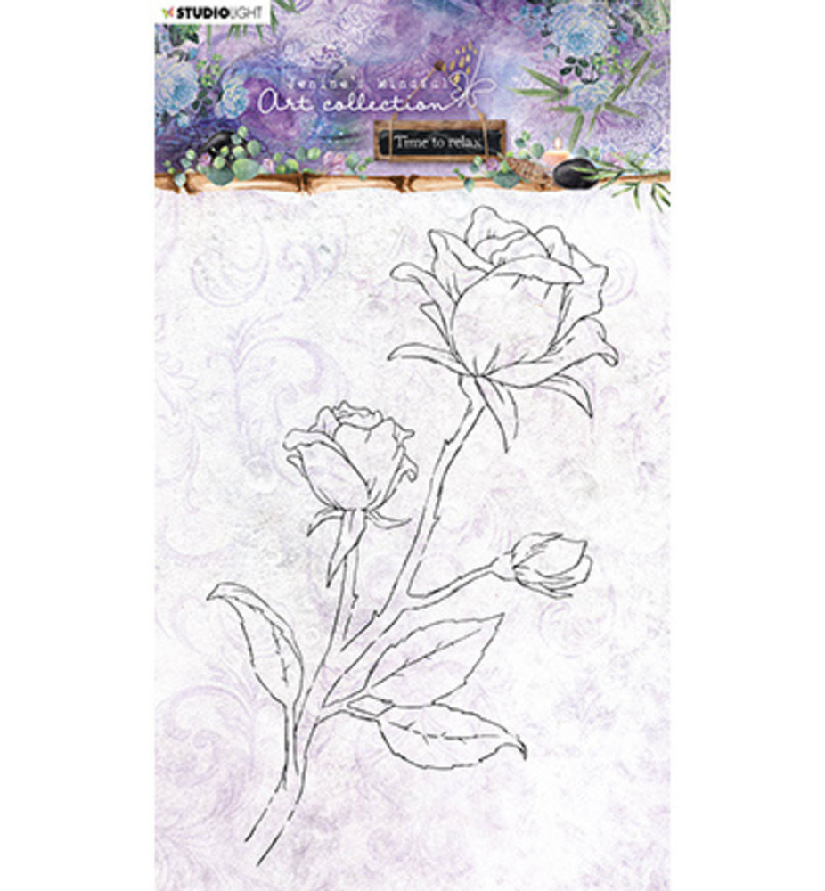 Studio Light JMA Clear Stamp Rose Time to Relax (STAMPJMA21) Studio Light JMA Clear Stamp Rose Time to Relax (STAMPJMA21)