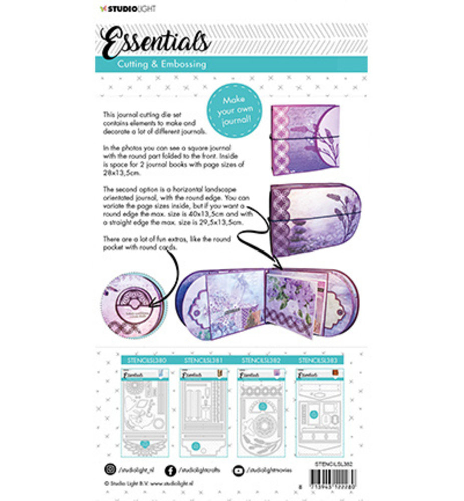 Studio Light Essentials Snijmal Journal (STENCILSL382)