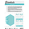 Studio Light Essentials Snijmal Small shape hexagon hearts (STENCILSL389) Studio Light Essentials Snijmal Small shape hexagon hearts (STENCILSL389)