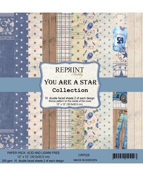 Reprint You are a Star Collection 12x12 Inch Paper Pack (CRP028) Reprint You are a Star Collection 12x12 Inch Paper Pack (CRP028)