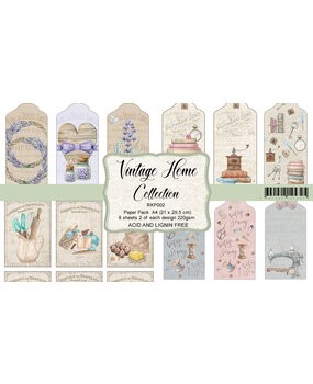 Reprint Vintage Home Collection Cutouts A4 Paper Pack (RKP002) Reprint Vintage Home Collection Cutouts A4 Paper Pack (RKP002)