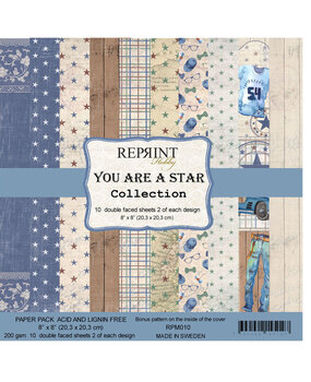 Reprint You are a Star Collection 8x8 Inch Paper Pack (RPM010) Reprint You are a Star Collection 8x8 Inch Paper Pack (RPM010)