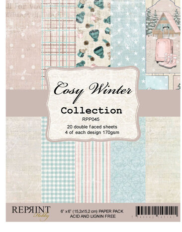 Reprint Cozy Winter Collection 6x6 Inch Paper Pack (RPP045) Reprint Cozy Winter Collection 6x6 Inch Paper Pack (RPP045)