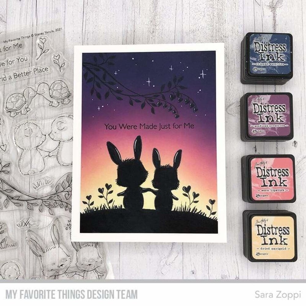 My Favorite Things Being With You Clear Stamps (SY-30)