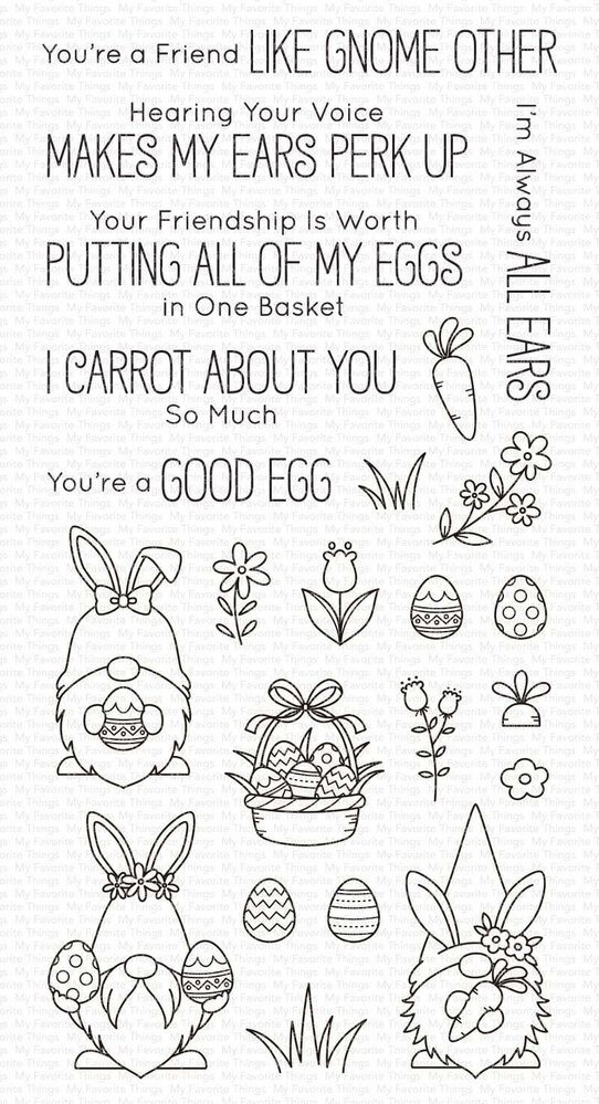 My Favorite Things Spring Gnomes Clear Stamps (BB-121) My Favorite Things Spring Gnomes Clear Stamps (BB-121)