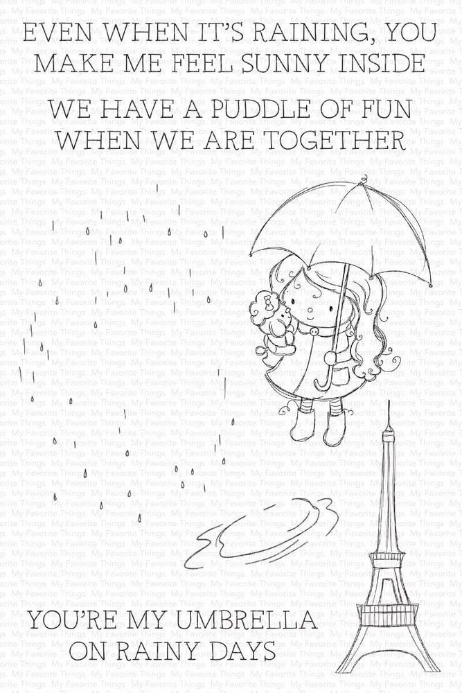 My Favorite Things Rainy Day Friends Clear Stamps (RAM-009) My Favorite Things Rainy Day Friends Clear Stamps (RAM-009)