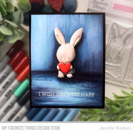 My Favorite Things Wish You Were Hare Clear Stamps (RAM-010) My Favorite Things Wish You Were Hare Clear Stamps (RAM-010)