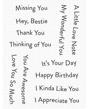 My Favorite Things Banner Day Sentiments Clear Stamps (CS-556) My Favorite Things Banner Day Sentiments Clear Stamps (CS-556)