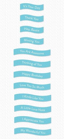 My Favorite Things Banner Day Sentiments Clear Stamps (CS-556) My Favorite Things Banner Day Sentiments Clear Stamps (CS-556)