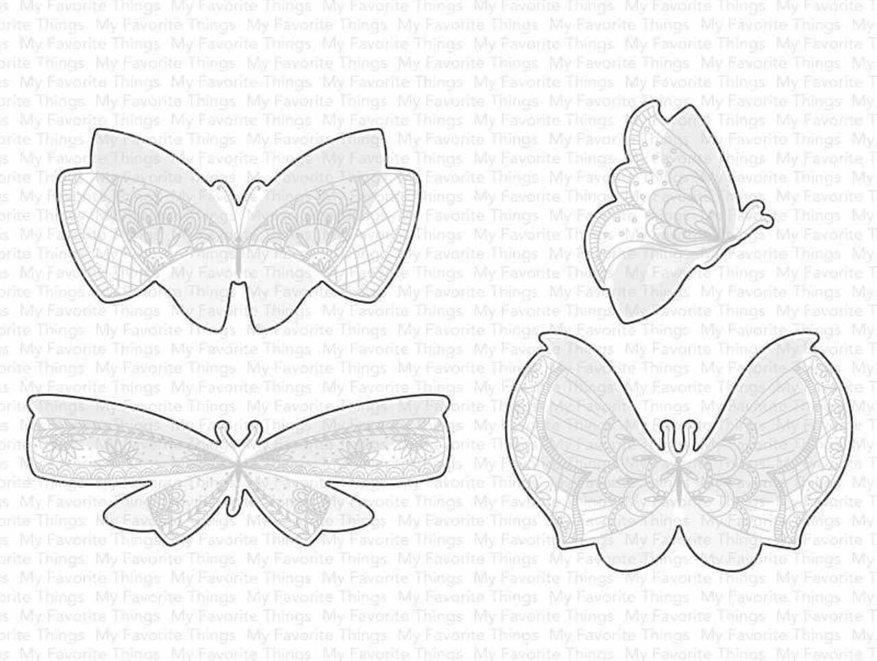 My Favorite Things Die-namics More Brilliant Butterflies (MFT-1961)