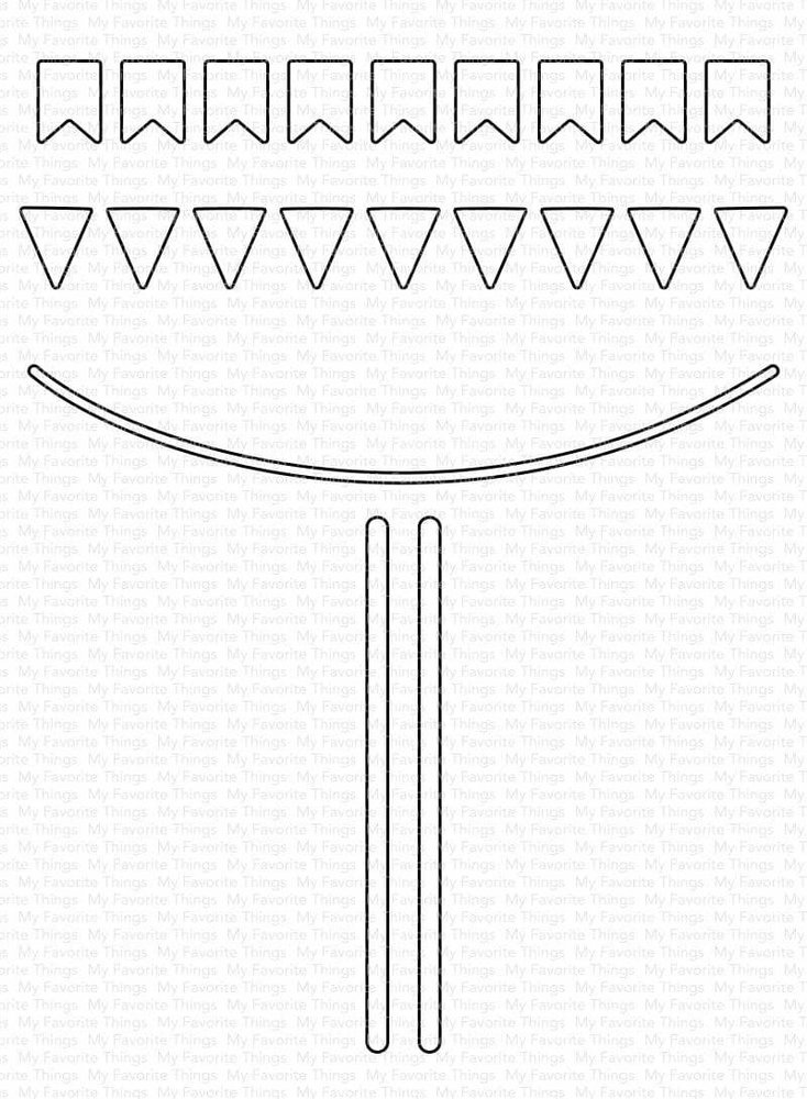 My Favorite Things Die-namics Pop-Up Banner (MFT-1970)