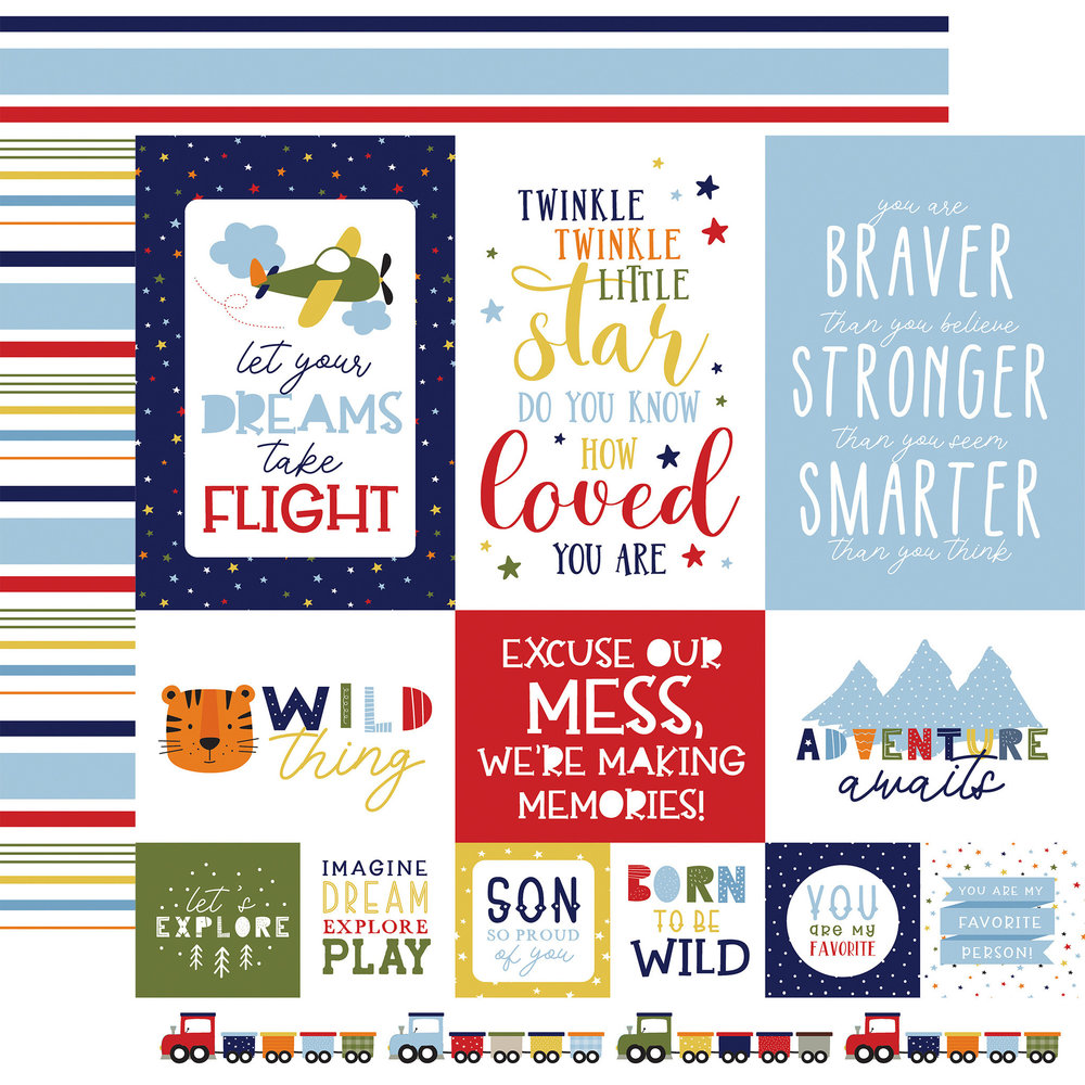 Echo Park Little Dreamer Boy 12x12 Inch Collection Kit (LDB238016) Echo Park Little Dreamer Boy 12x12 Inch Collection Kit (LDB238016)