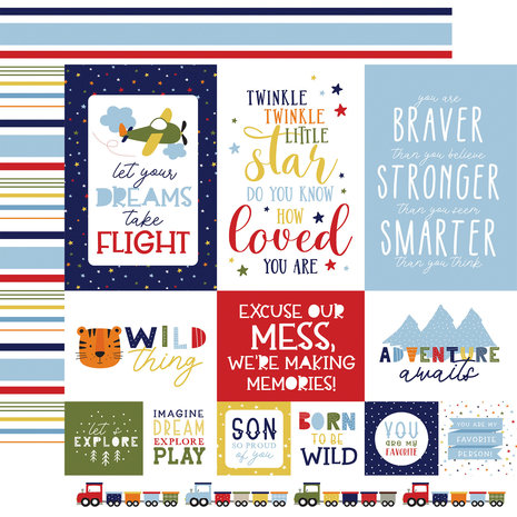 Echo Park Little Dreamer Boy 12x12 Inch Collection Kit (LDB238016) Echo Park Little Dreamer Boy 12x12 Inch Collection Kit (LDB238016)