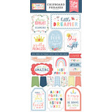 Echo Park Little Dreamer Girl 6x13 Inch Chipboard Phrases (LD237022)*