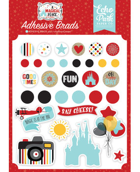 Echo Park A Magical Place Adhesive Brads (AMP239020)
