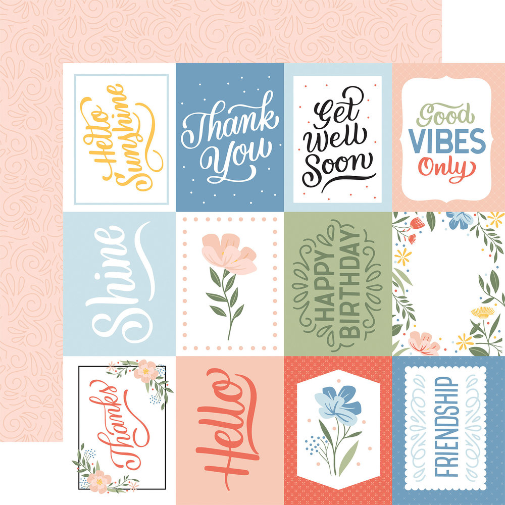 Echo Park Salutations No.1 6x6 Inch Paper Pad (SAN244023) Echo Park Salutations No.1 6x6 Inch Paper Pad (SAN244023)