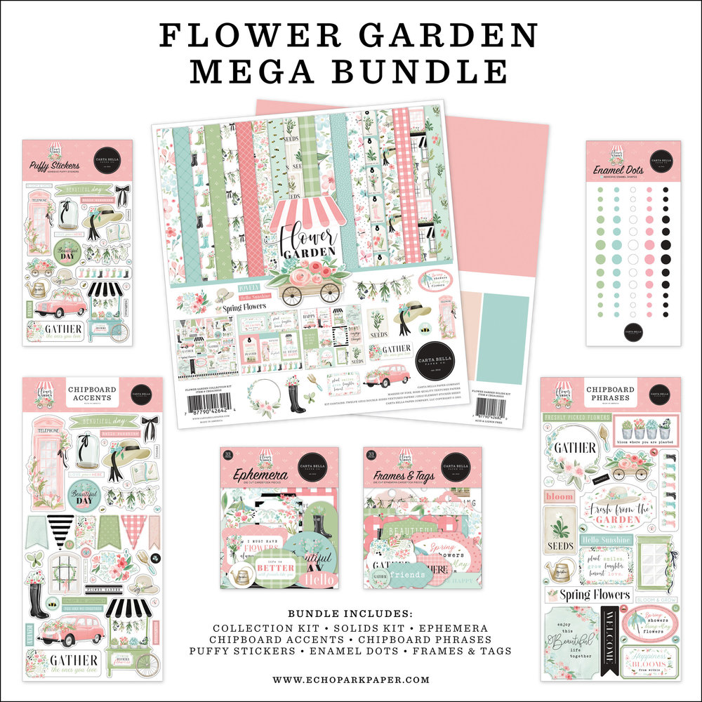 Carta Bella Flower Garden Mega Bundle (CBGA130050) Carta Bella Flower Garden Mega Bundle (CBGA130050)