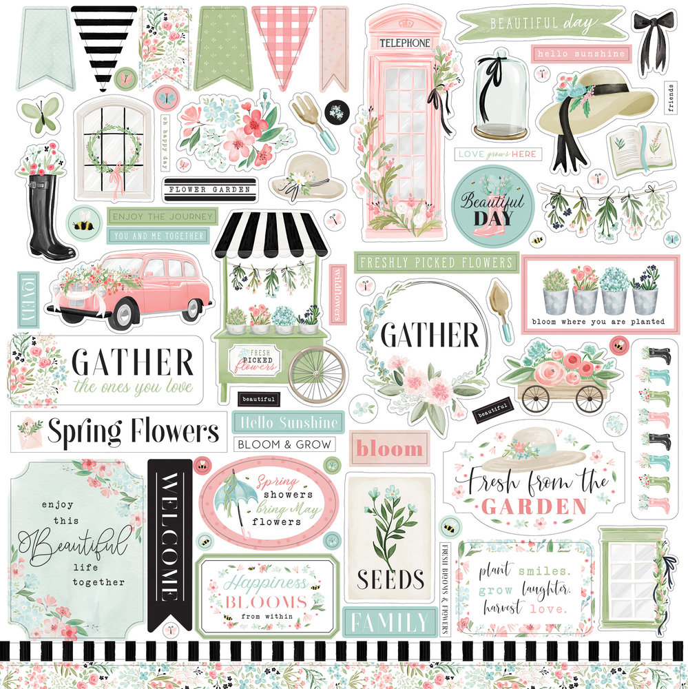 Carta Bella Flower Garden Mega Bundle (CBGA130050) Carta Bella Flower Garden Mega Bundle (CBGA130050)