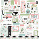 Carta Bella Flower Garden 12x12 Inch Element Sticker (CBGA130014)