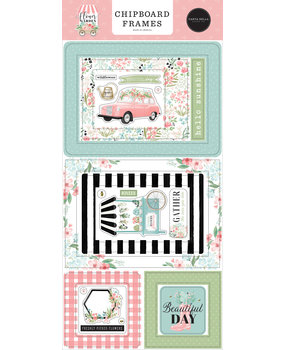 Carta Bella Flower Garden 6x13 Inch Chipboard Frames (CBGA130065)