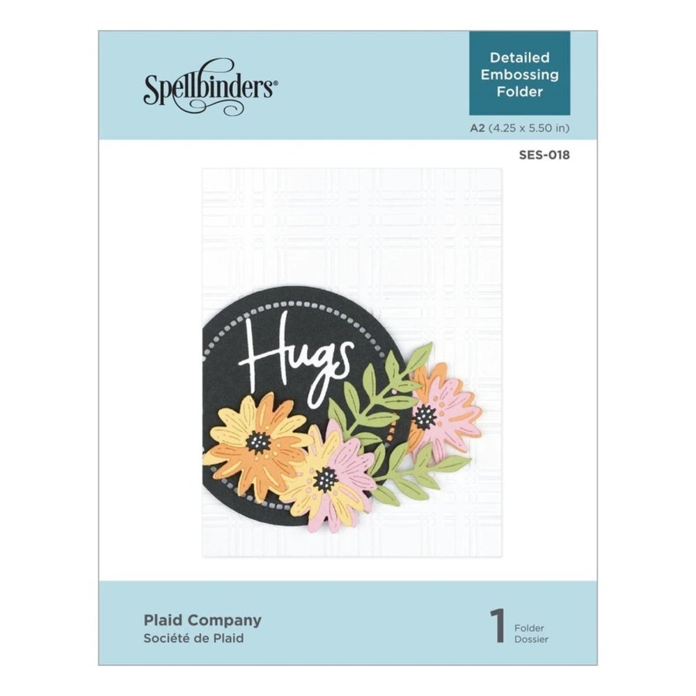 Spellbinders Plaid Company Embossing Folder (SES-018)