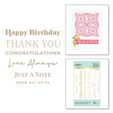 Spellbinders Essential Glimmer Sentiments Glimmer Hot Foil Plate (GLP-278)