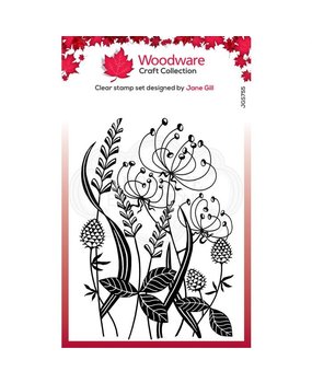 Woodware Singles Wilde weide Clear Stamp Set (JGS755) Woodware Singles Wilde weide Clear Stamp Set (JGS755)