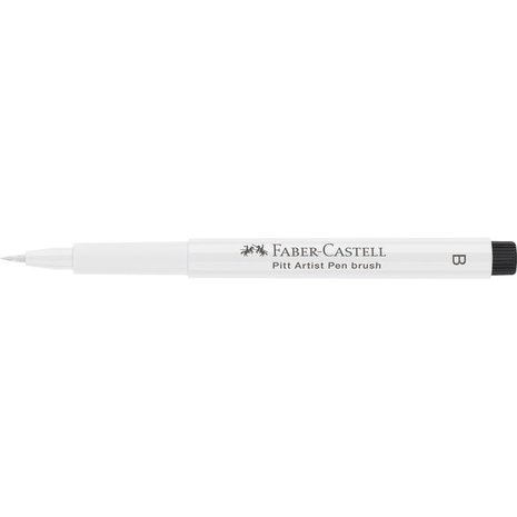 Faber Castell Tekenstift Pitt Artist Pen Brush White 101 (FC-167401)