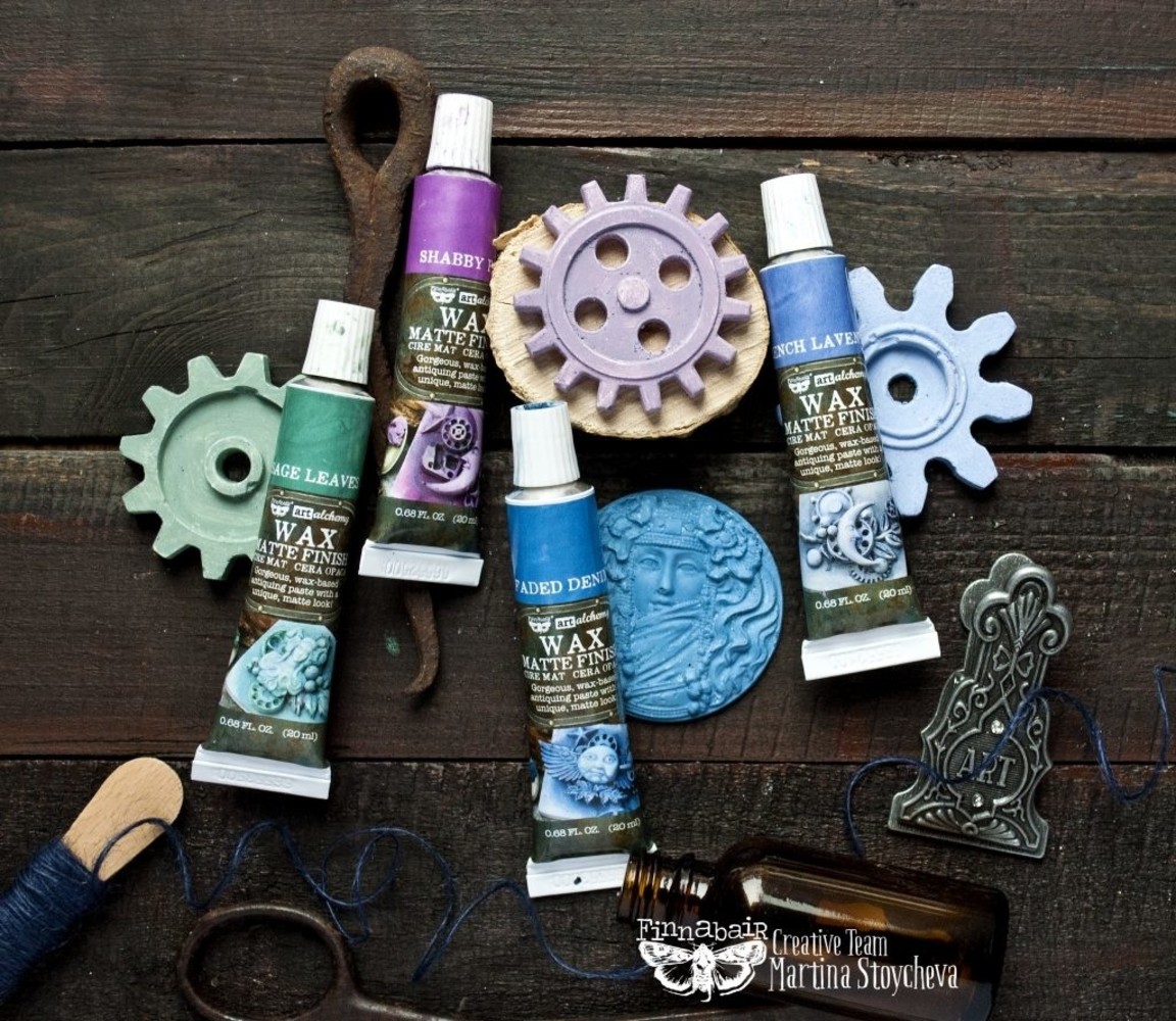 Prima Marketing Inc Finnabair Art Alchemy Matte Wax Faded Denim (968731) Prima Marketing Inc Finnabair Art Alchemy Matte Wax Faded Denim (968731)