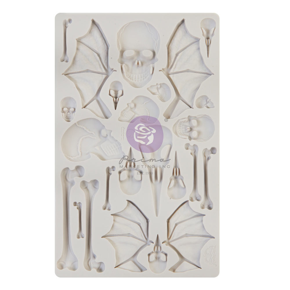 Prima Marketing Inc Finnabair Imaginarium Wings and Bones Moulds (968625)