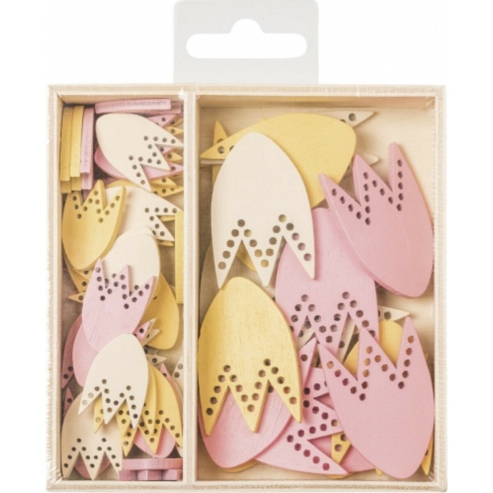 KnorrPrandell Hout Ornament Box Tulpen (218001302) KnorrPrandell Hout Ornament Box Tulpen (218001302)