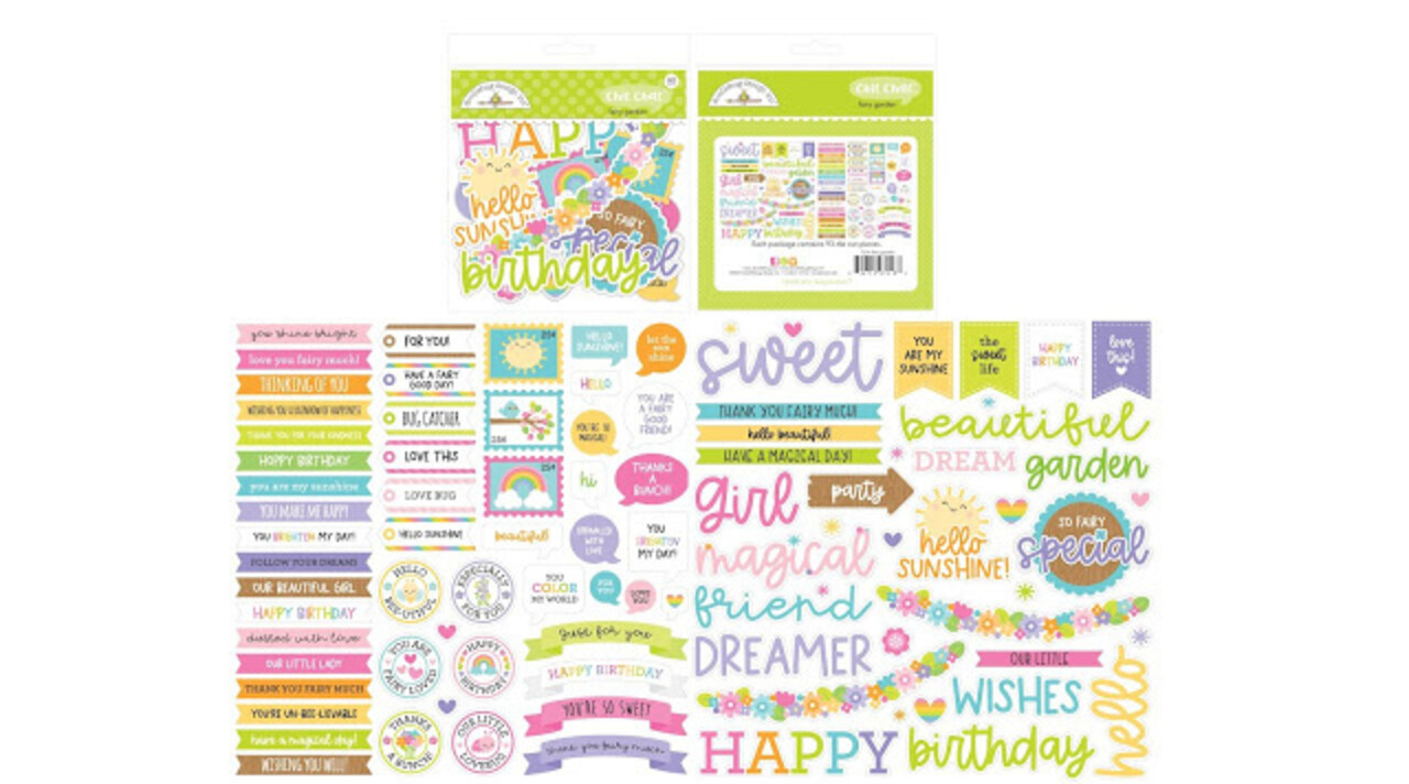 Doodlebug Design Inc. Fairy Garden Chit Chat (7218) Doodlebug Design Inc. Fairy Garden Chit Chat (7218)