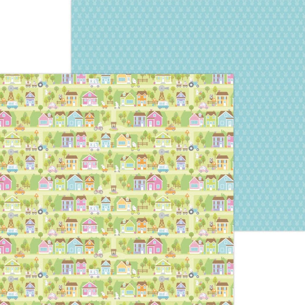 Doodlebug Design Inc. Hippity Hoppity 12x12 Inch Paper Pack (7193)