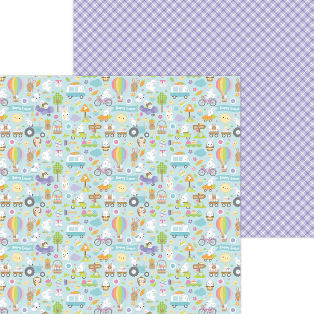 Doodlebug Design Inc. Hippity Hoppity 12x12 Inch Paper Pack (7193)