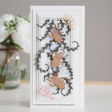 Creative Expressions Slimline Decorative Squared Stripes Frames Dies (CED1255) Creative Expressions Slimline Decorative Squared Stripes Frames Dies (CED1255)