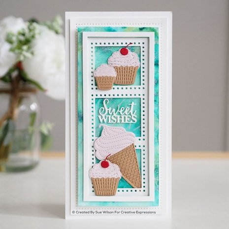 Creative Expressions Slimline Decorative Rectangle Aperture Trio Frames Dies (CED1256) Creative Expressions Slimline Decorative Rectangle Aperture Trio Frames Dies (CED1256)