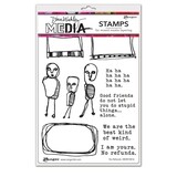 Ranger Dina Wakley Media Cling Stamp No Refunds (MDR74816)