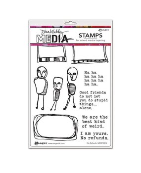 Ranger Dina Wakley Media Cling Stamp No Refunds (MDR74816) Ranger Dina Wakley Media Cling Stamp No Refunds (MDR74816)