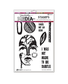 Ranger Dina Wakley Media Cling Stamp Not Subtle (MDR74823) Ranger Dina Wakley Media Cling Stamp Not Subtle (MDR74823)