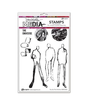 Ranger Dina Wakley Media Cling Stamp You Are The Universe (MDR74830)