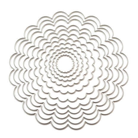 We R Memory Keepers Scallop Revolution Nested Dies (11pcs) (661187)