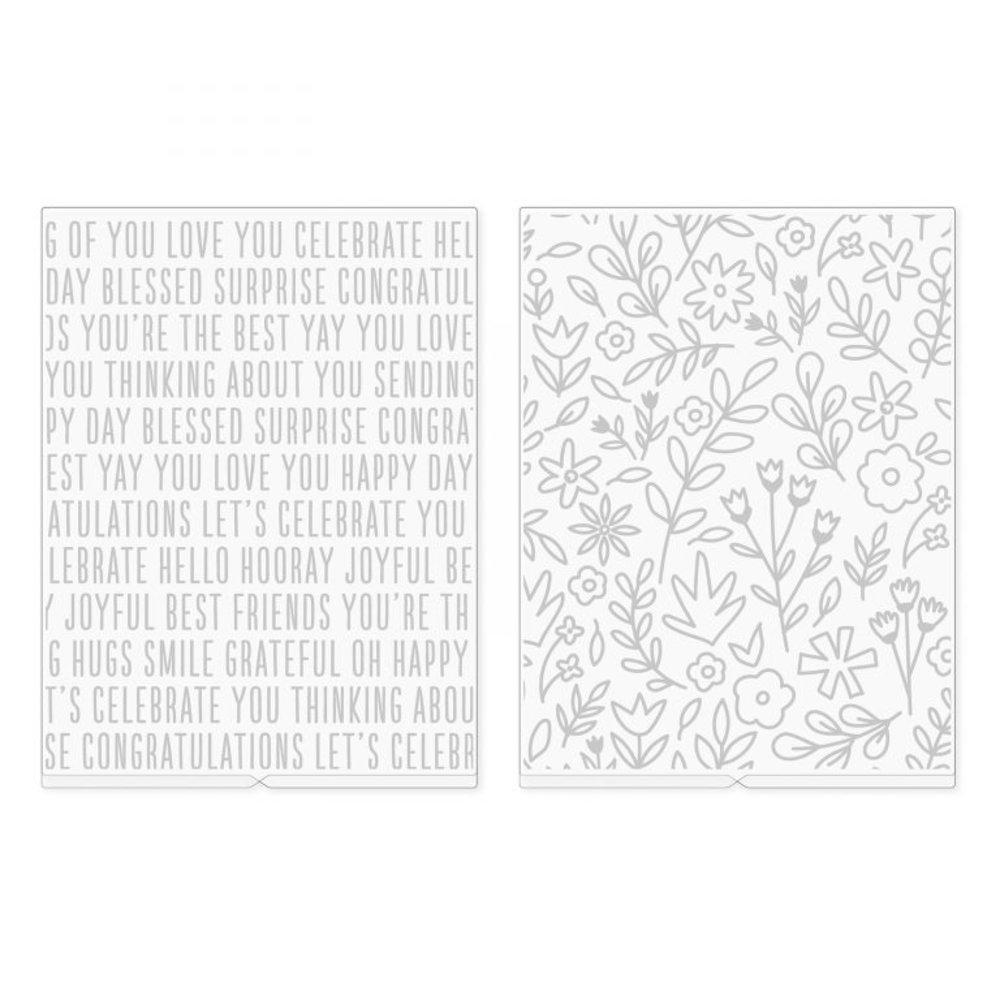 We R Memory Keepers Jen Hadfield Revolution Embossing Folder (2pcs) (661201) We R Memory Keepers Jen Hadfield Revolution Embossing Folder (2pcs) (661201)