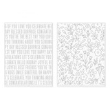 We R Memory Keepers Jen Hadfield Revolution Embossing Folder (2pcs) (661201)