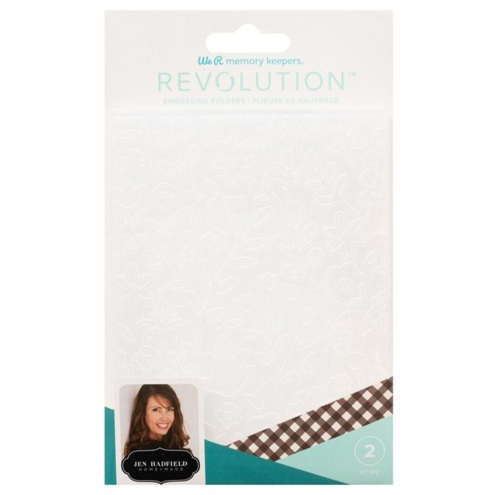 We R Memory Keepers Jen Hadfield Revolution Embossing Folder (2pcs) (661201) We R Memory Keepers Jen Hadfield Revolution Embossing Folder (2pcs) (661201)