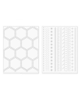 We R Memory Keepers Paige Evans Revolution Embossing Folder (2pcs) (661204)