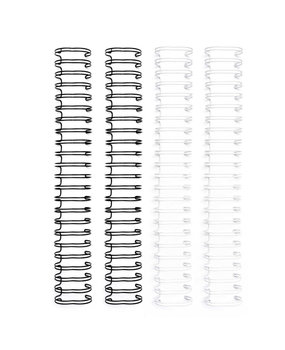 We R Memory Keepers Cinch Binding Wires 1 Inch Black and White (4pcs) (660502) We R Memory Keepers Cinch Binding Wires 1 Inch Black and White (4pcs) (660502)