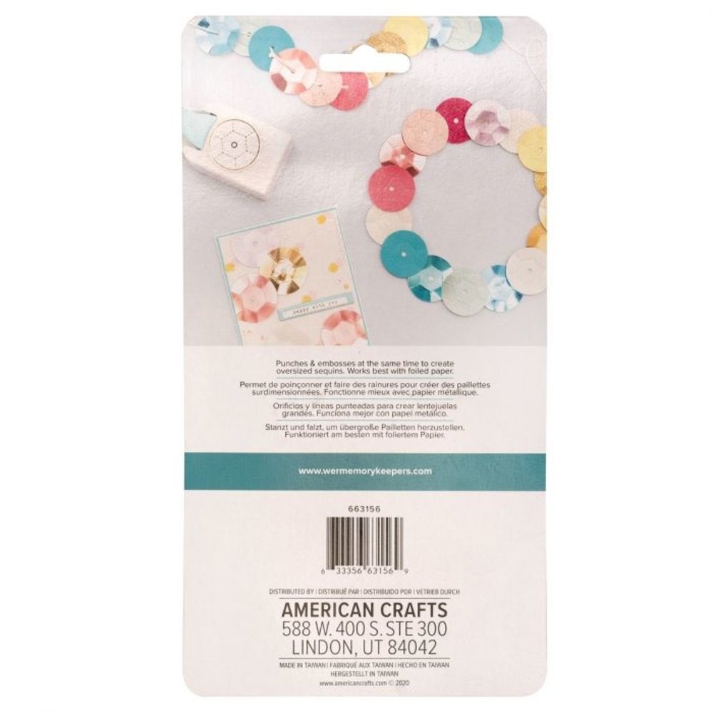 We R Memory Keepers Embossing Sequin Punch (663156) We R Memory Keepers Embossing Sequin Punch (663156)