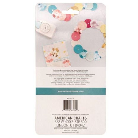 We R Memory Keepers Embossing Sequin Punch (663156) We R Memory Keepers Embossing Sequin Punch (663156)