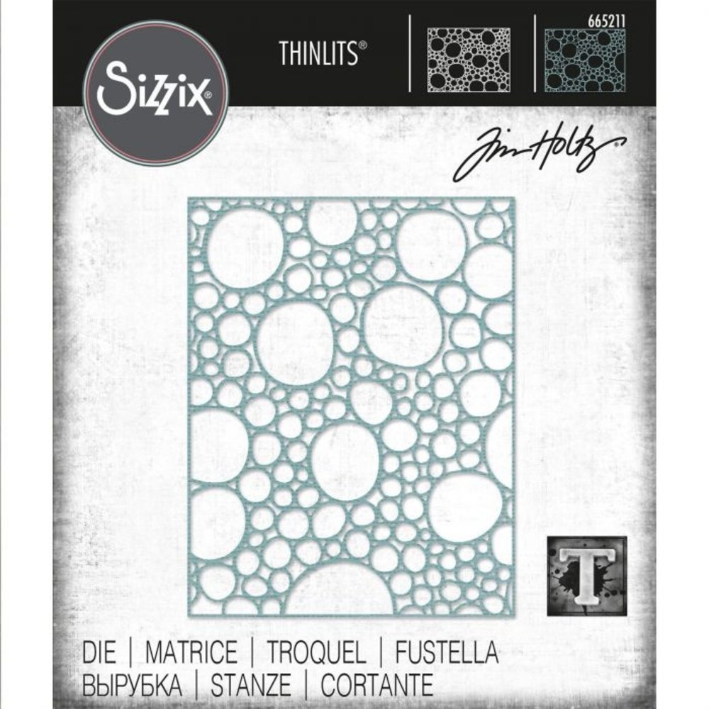 Sizzix Thinlits Alterations Die Set 1PK Bubbling (665211)