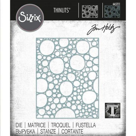Sizzix Thinlits Alterations Die Set 1PK Bubbling (665211)